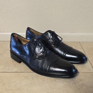 Mezlan Classic Black Oxford Shoes